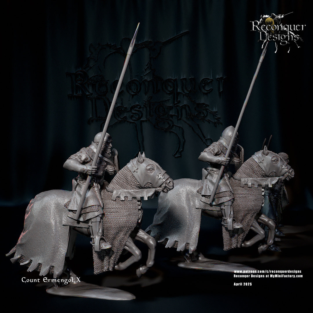 Count Ermengol X | 28mm Scale | Reconquer Designs