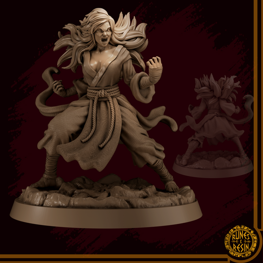 Fei Ling | 75mm Scale | Runes & Resin