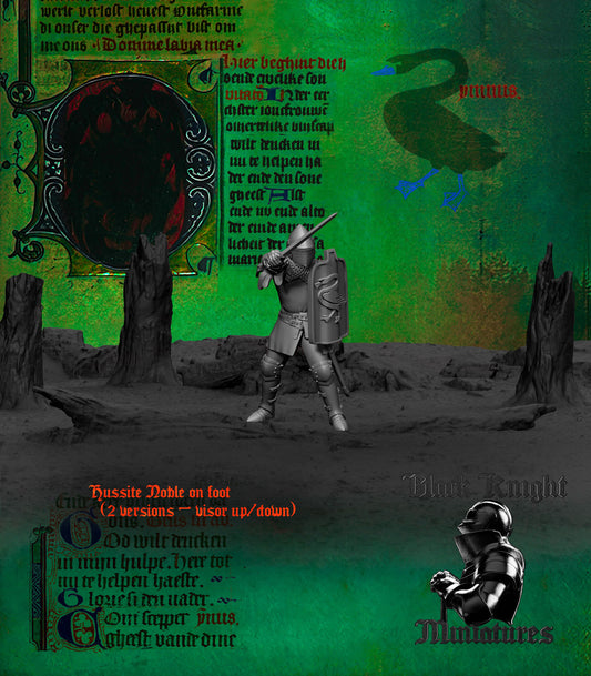 15th Century Hussite Noble | 28mm Scale | Black Knight Miniatures