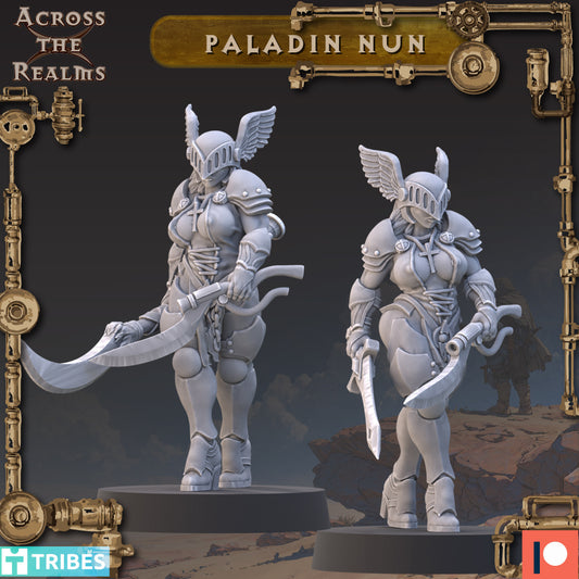 Paladin Nun | 32mm Scale | Across the Realms