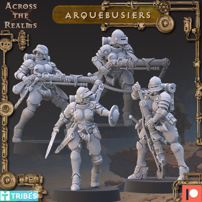 Arquebusiers | 32mm Scale | Across the Realms