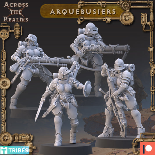 Arquebusiers | 32mm Scale | Across the Realms