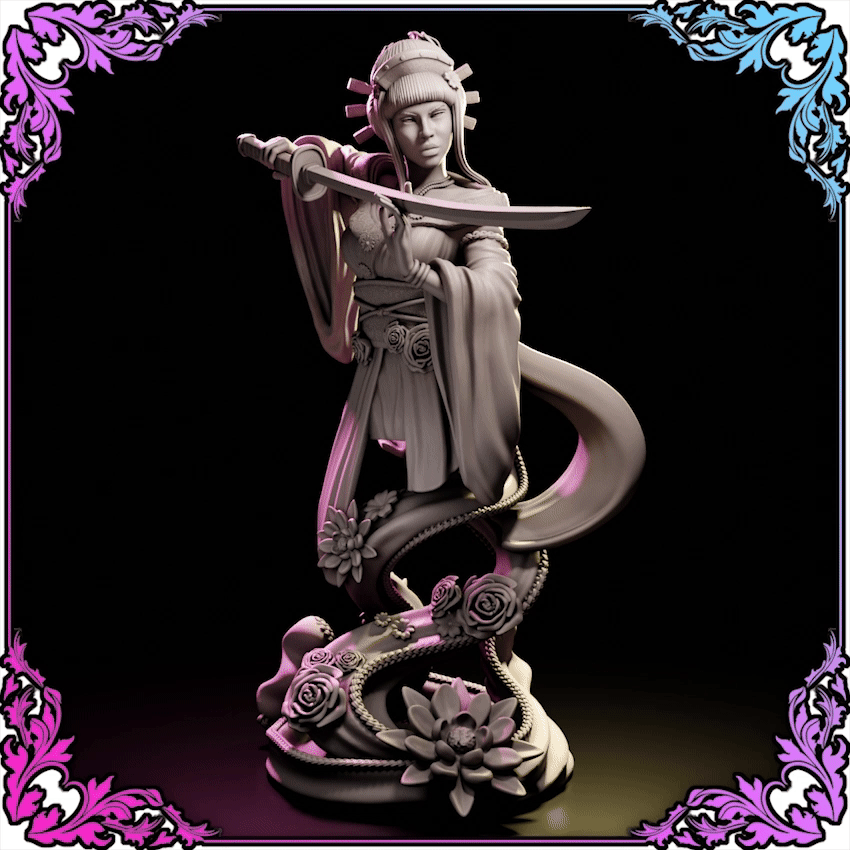 Hana | Bust | BlackBirdMiniatures