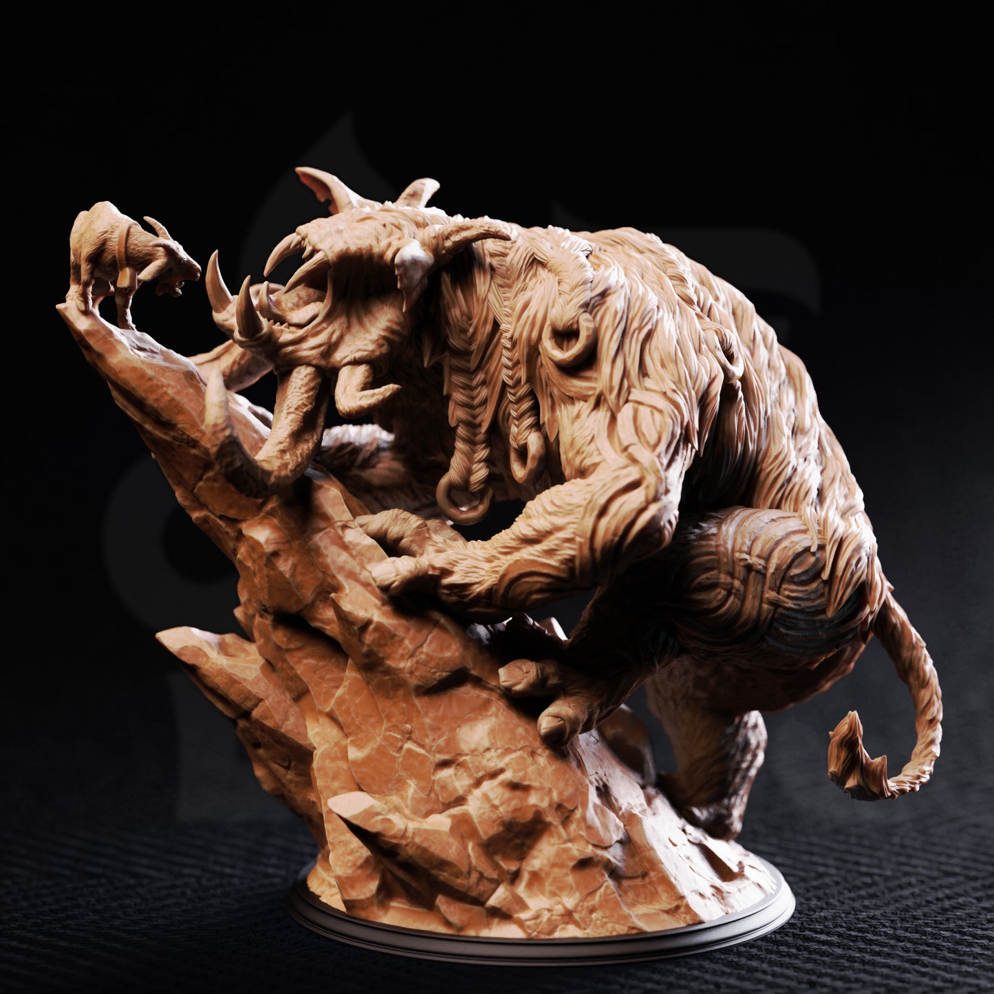 Hrimyhyrnir - Frost Horned Beast | 32mm Scale | DM Stash