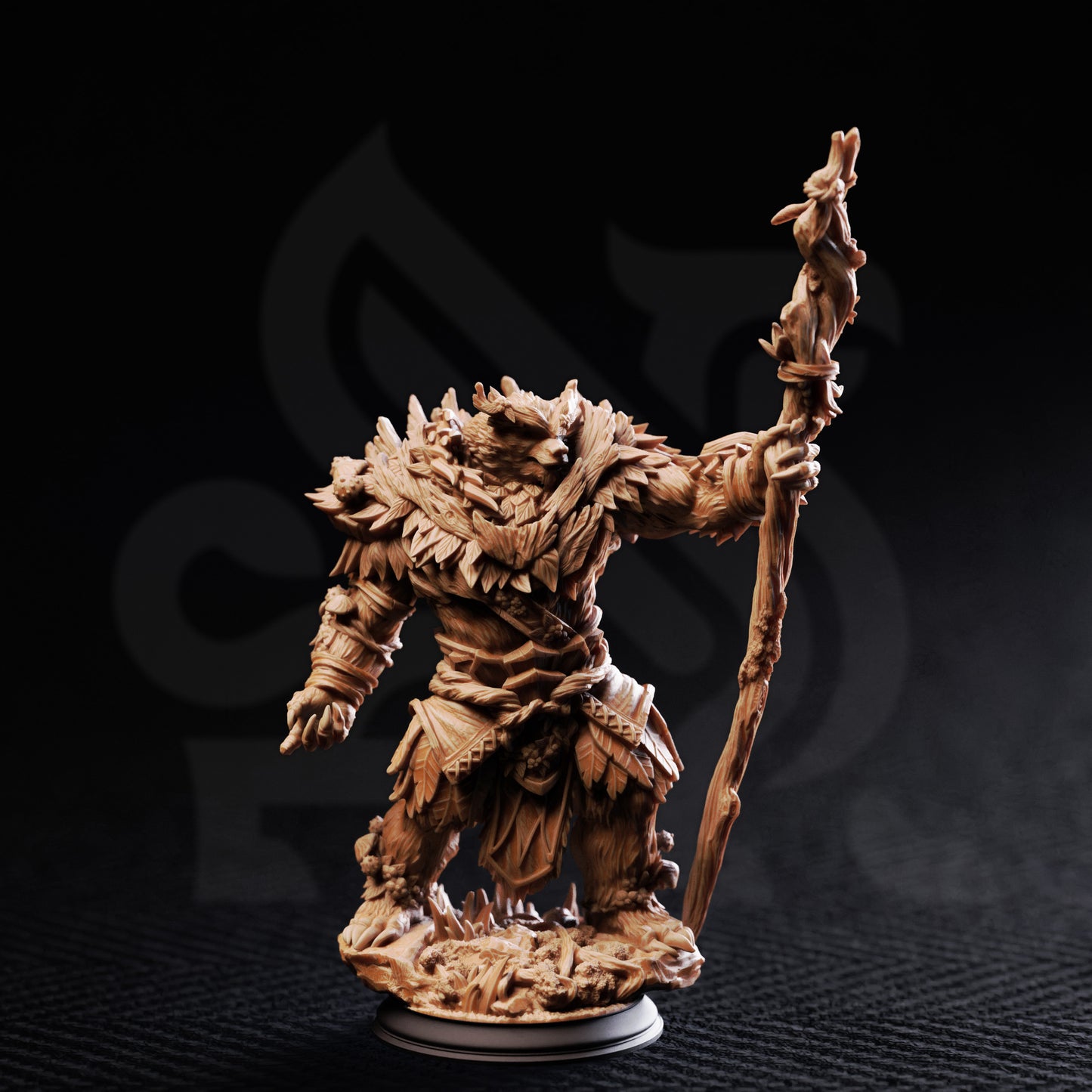 Hvitabjörn - Druid of the White Tundra | 32mm / 75mm Scale | DM Stash