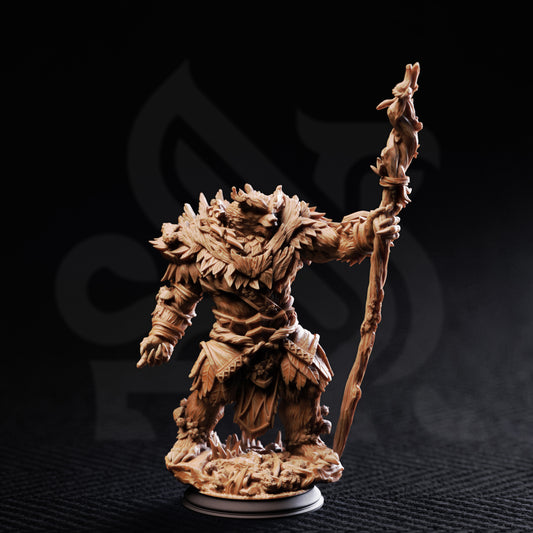 Hvitabjörn - Druid of the White Tundra | 32mm / 75mm Scale | DM Stash