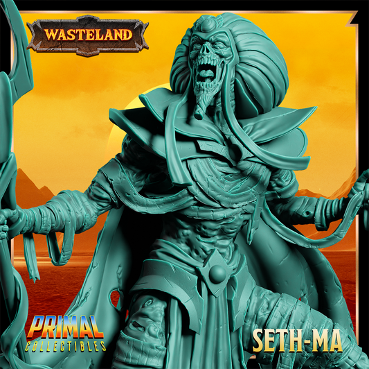 Sethma - Sorcerer King | 32mm / 75mm Scale | PRIMAL Collectibles