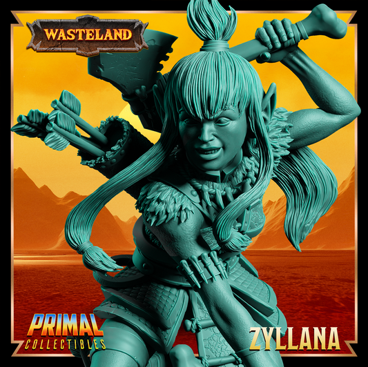 Zyllana - Halfling | 32mm / 75mm Scale | PRIMAL Collectibles