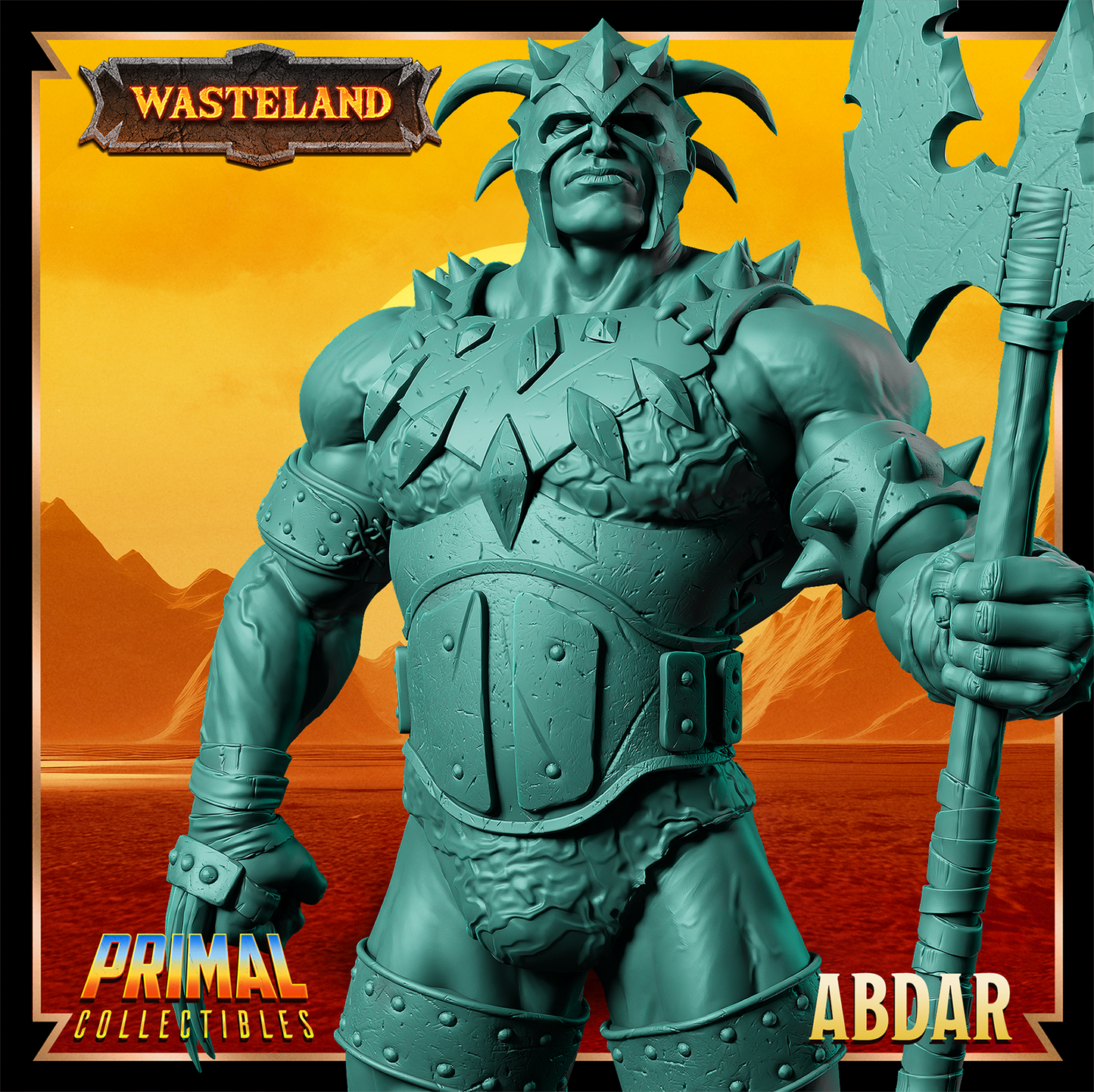 Abdar - Warrior | 32mm / 75mm Scale | PRIMAL Collectibles