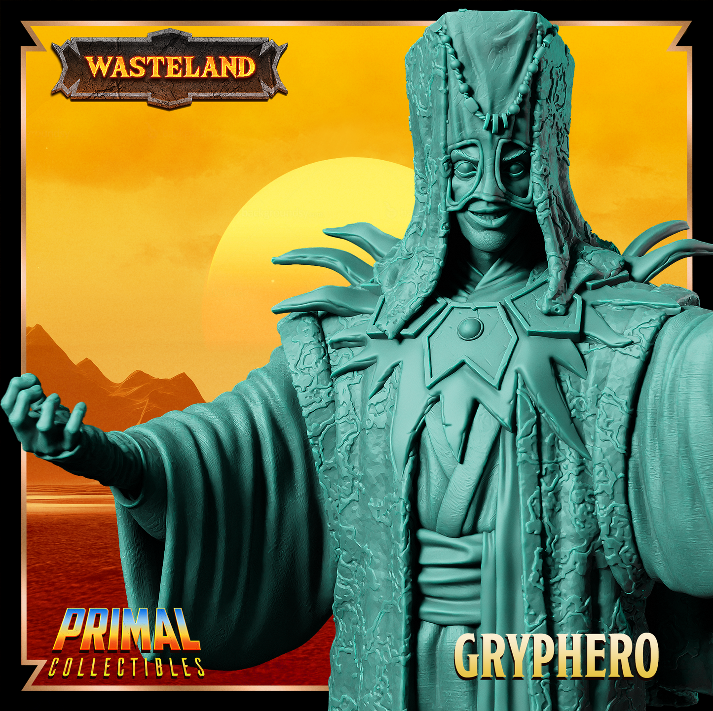 Gryphero - Templar | 32mm / 75mm Scale | PRIMAL Collectibles