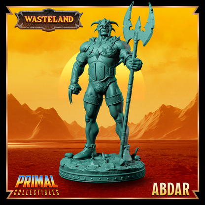 Abdar - Warrior | 32mm / 75mm Scale | PRIMAL Collectibles