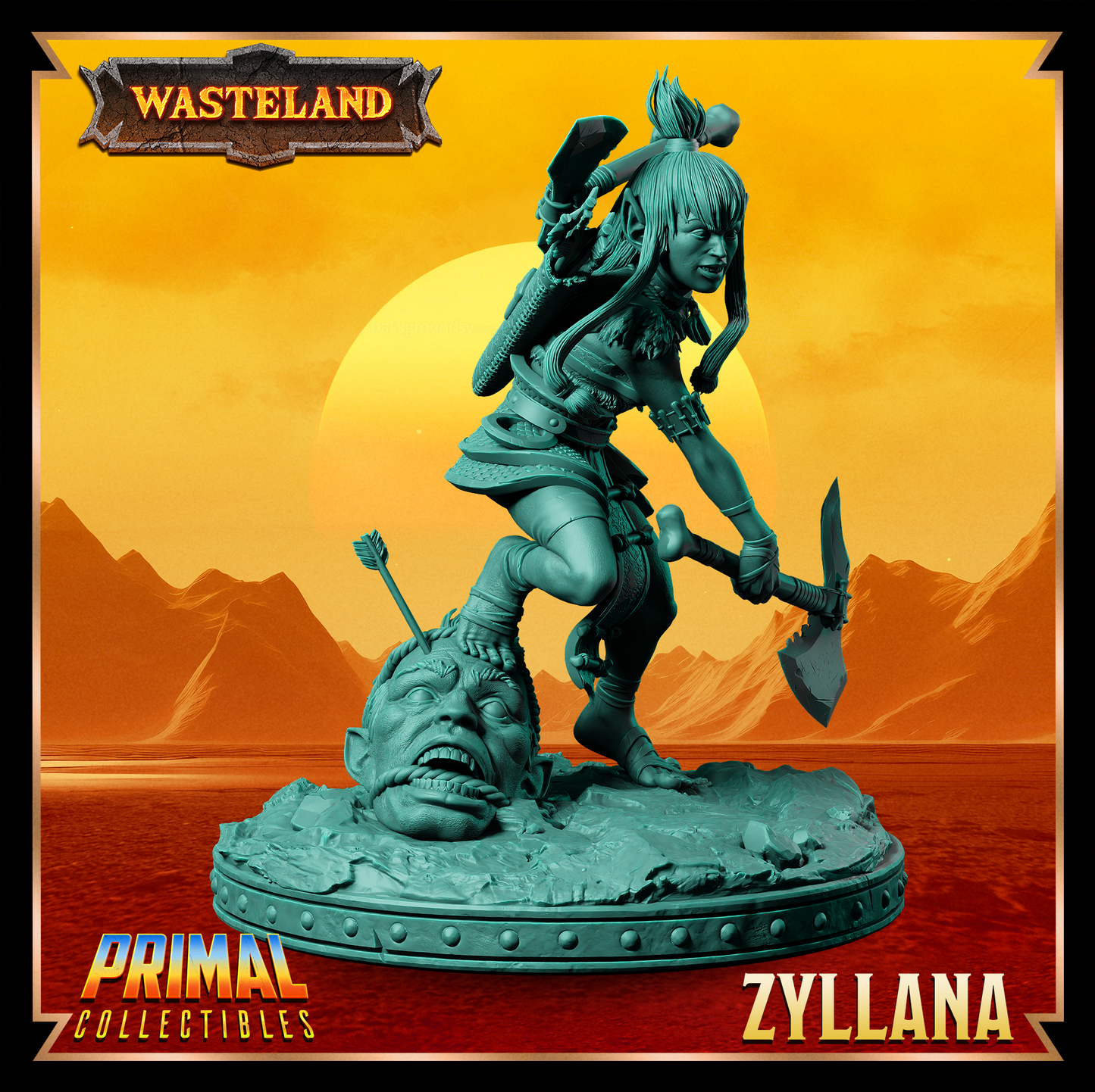 Zyllana - Halfling | 32mm / 75mm Scale | PRIMAL Collectibles
