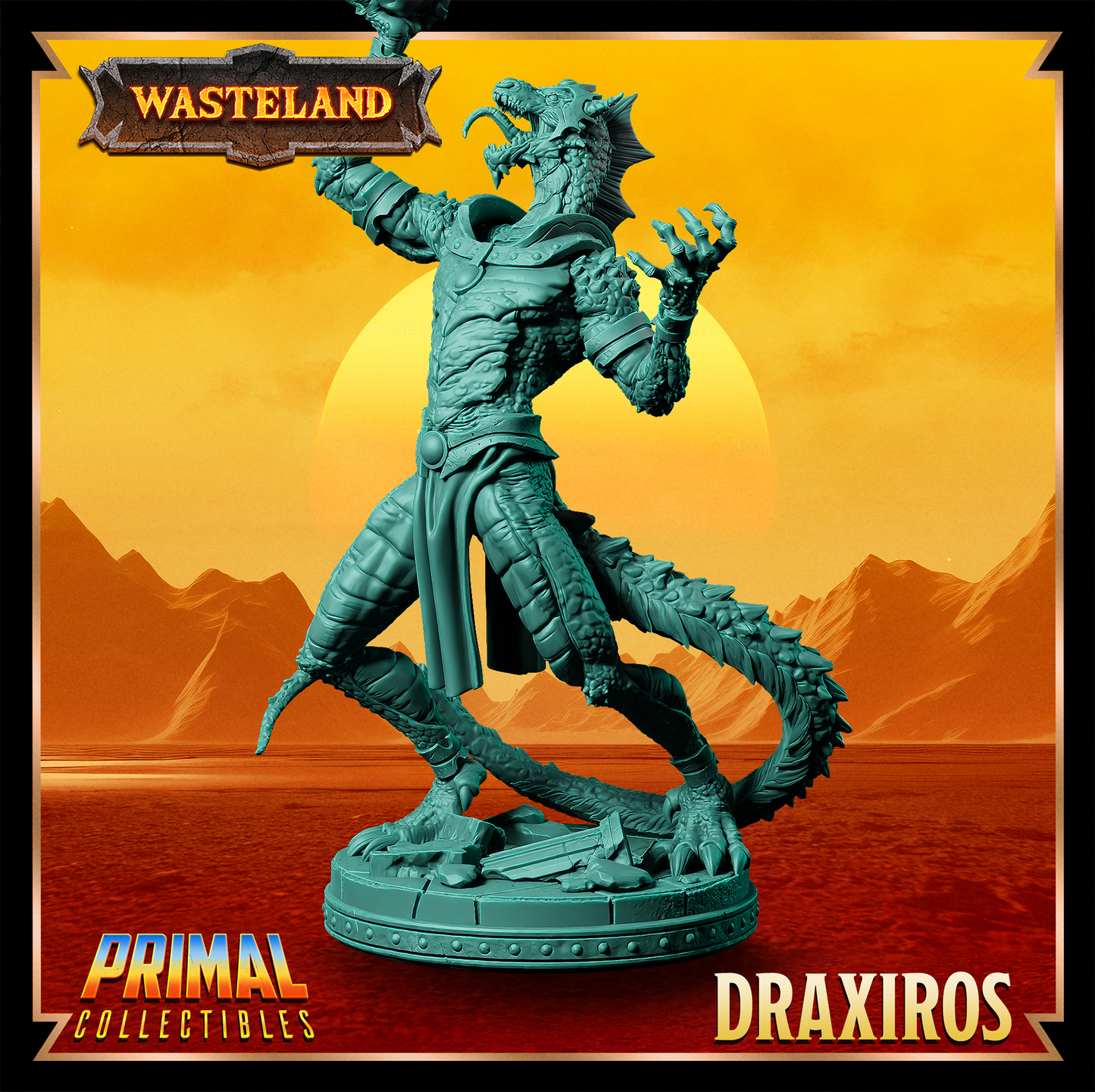 Draxiros - Sorcerer King | 32mm / 75mm Scale | PRIMAL Collectibles