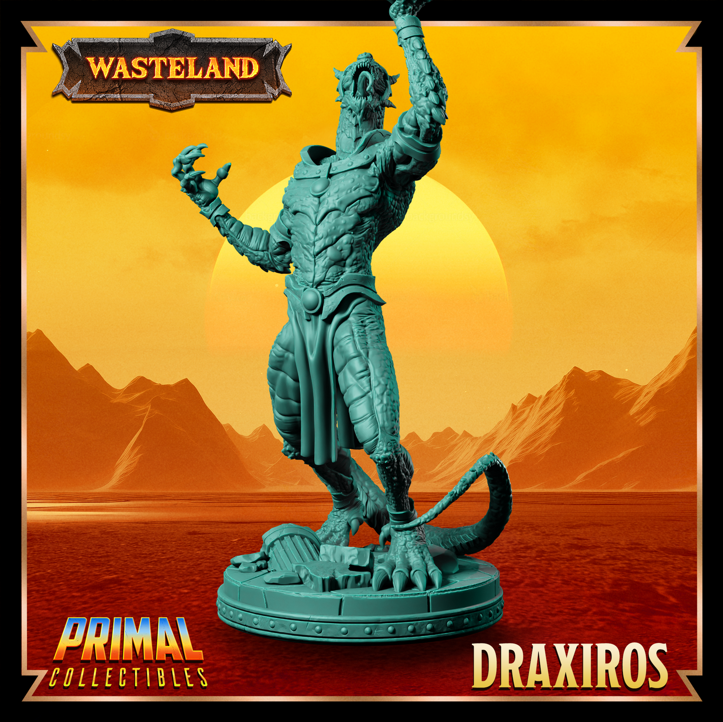 Draxiros - Sorcerer King | 32mm / 75mm Scale | PRIMAL Collectibles