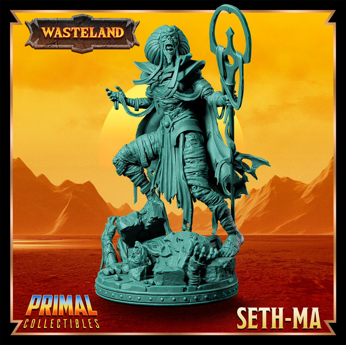 Sethma - Sorcerer King | 32mm / 75mm Scale | PRIMAL Collectibles