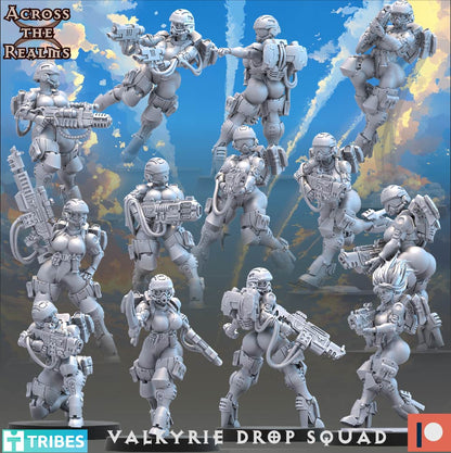 Valkyrie Drop Squad | 32mm Scale | Across the Realms