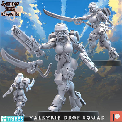 Valkyrie Drop Squad | 32mm Scale | Across the Realms