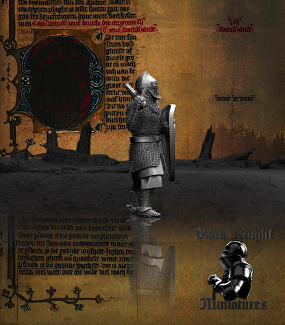 13th Century Duke Konrad I of Masovia | 28mm Scale | Black Knight Miniatures