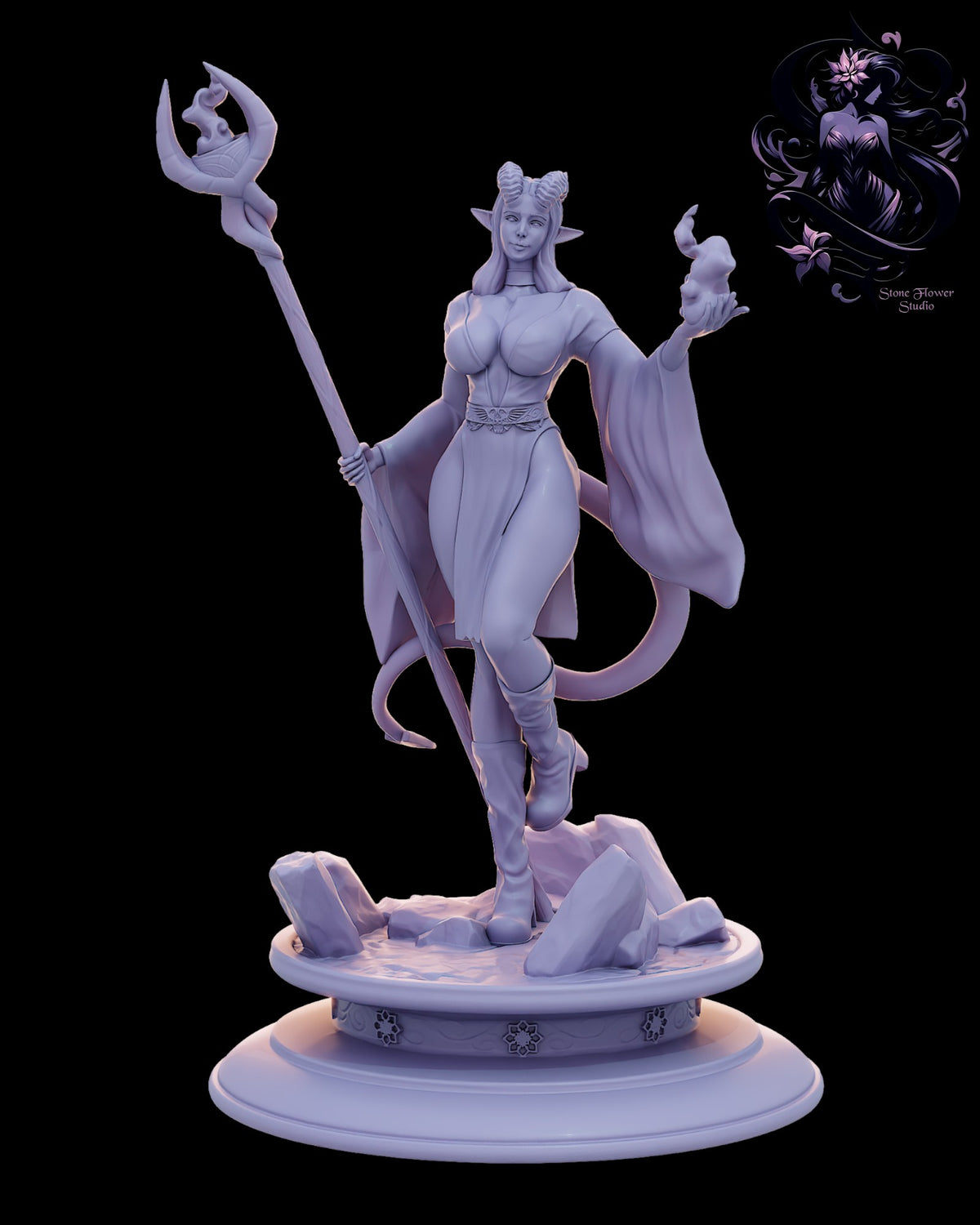 Lana the Tiefling Mage