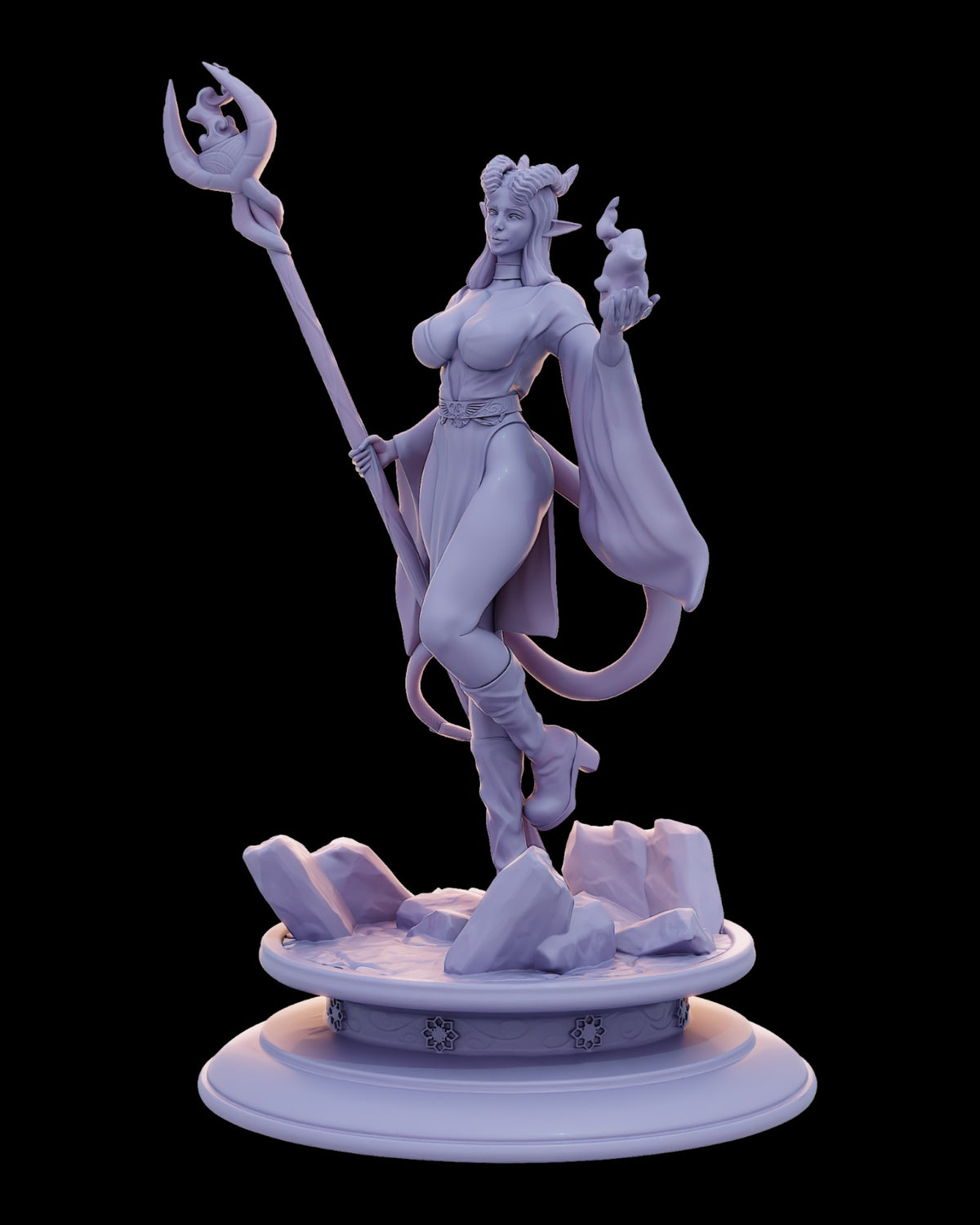 Lana the Tiefling Mage