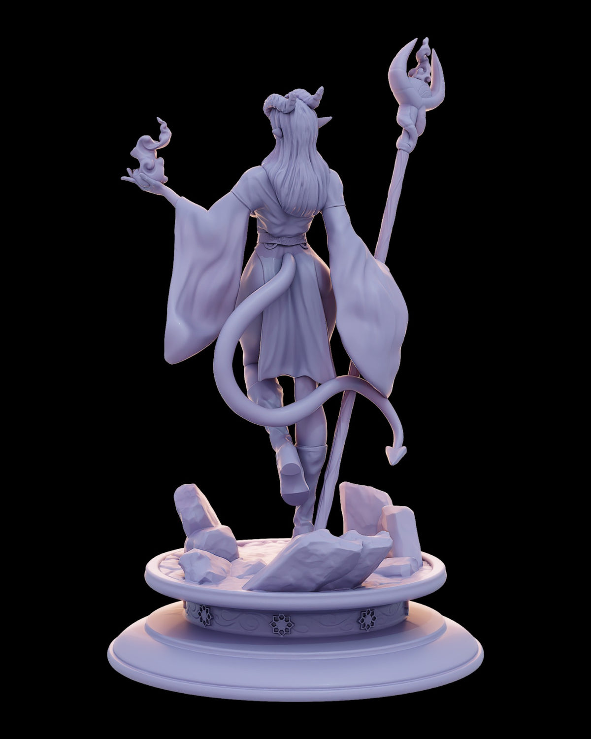 Lana the Tiefling Mage