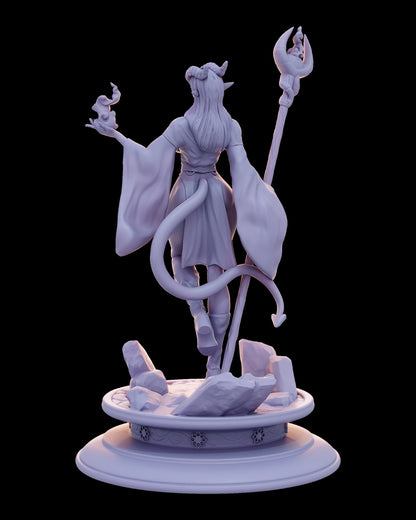 Lana the Tiefling Mage
