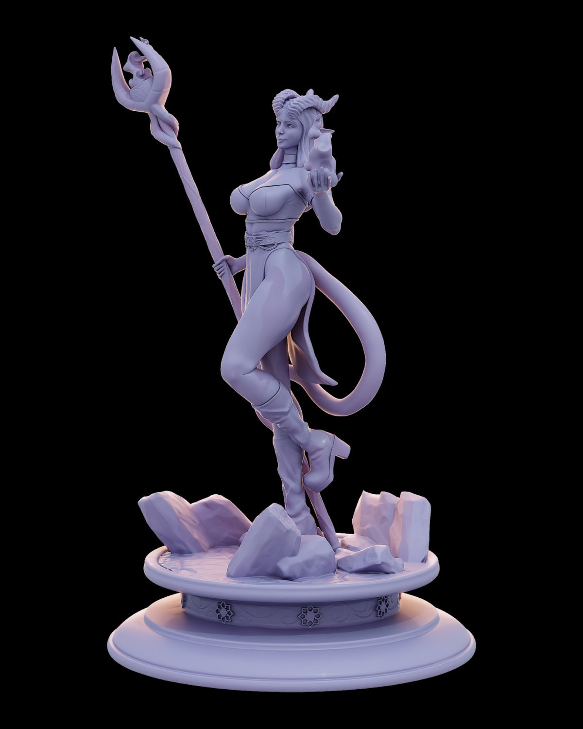 Lana the Tiefling Mage