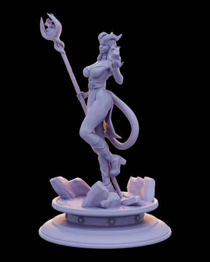 Lana the Tiefling Mage
