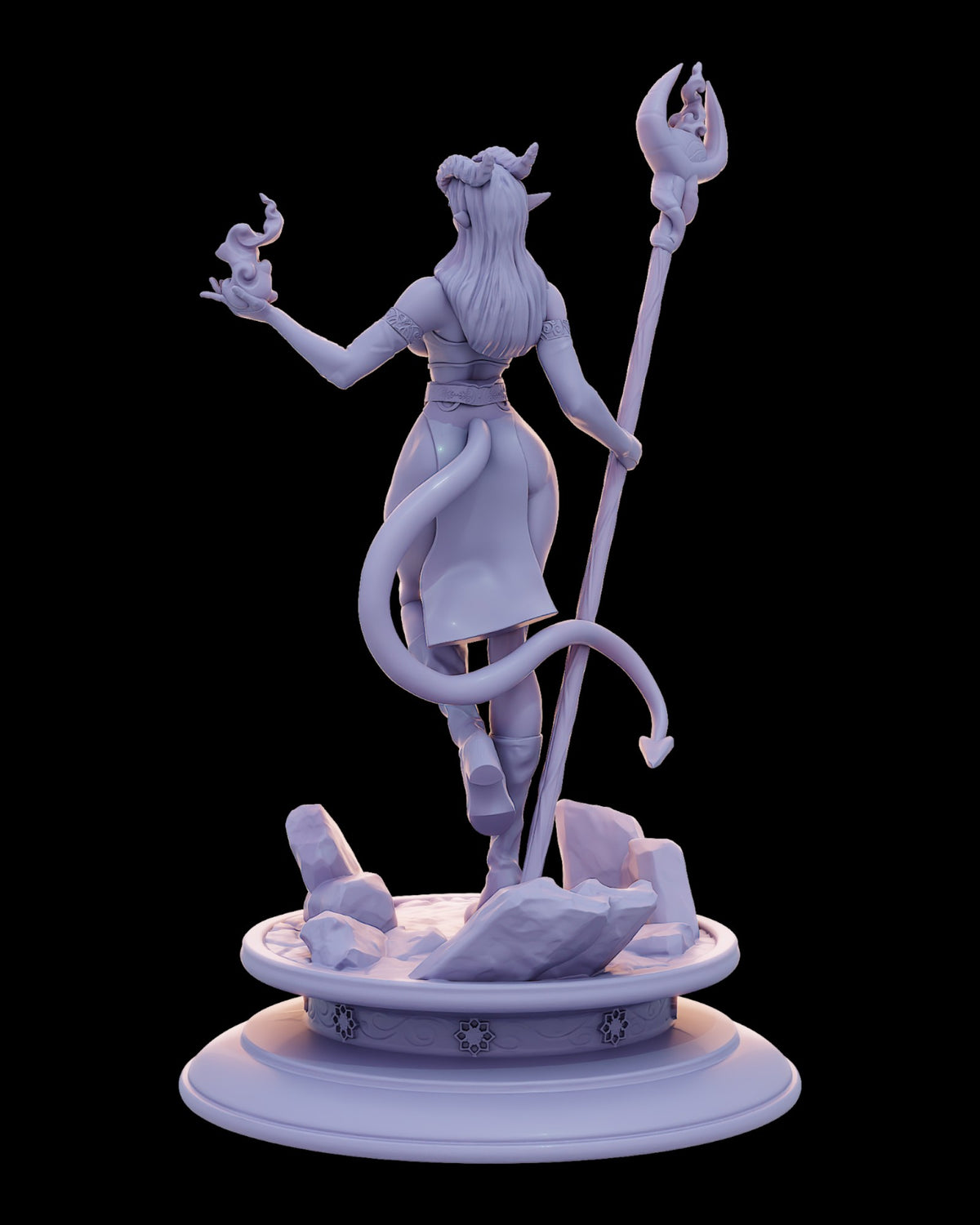 Lana the Tiefling Mage