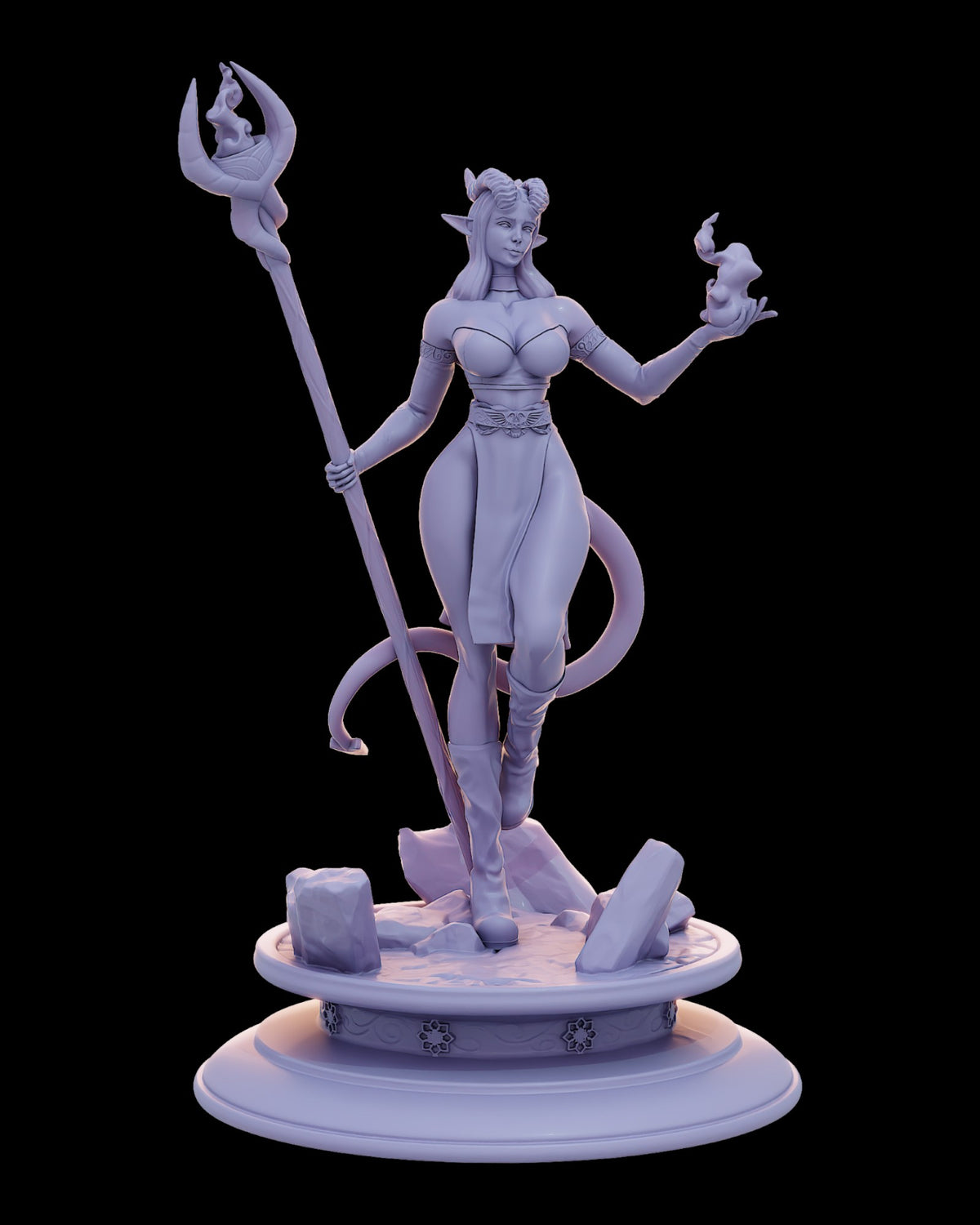 Lana the Tiefling Mage