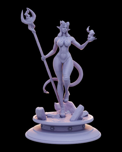 Lana the Tiefling Mage