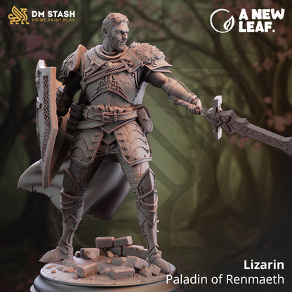 Lizarin - Paladin of Renmaeth | 32mm / 75mm Scale