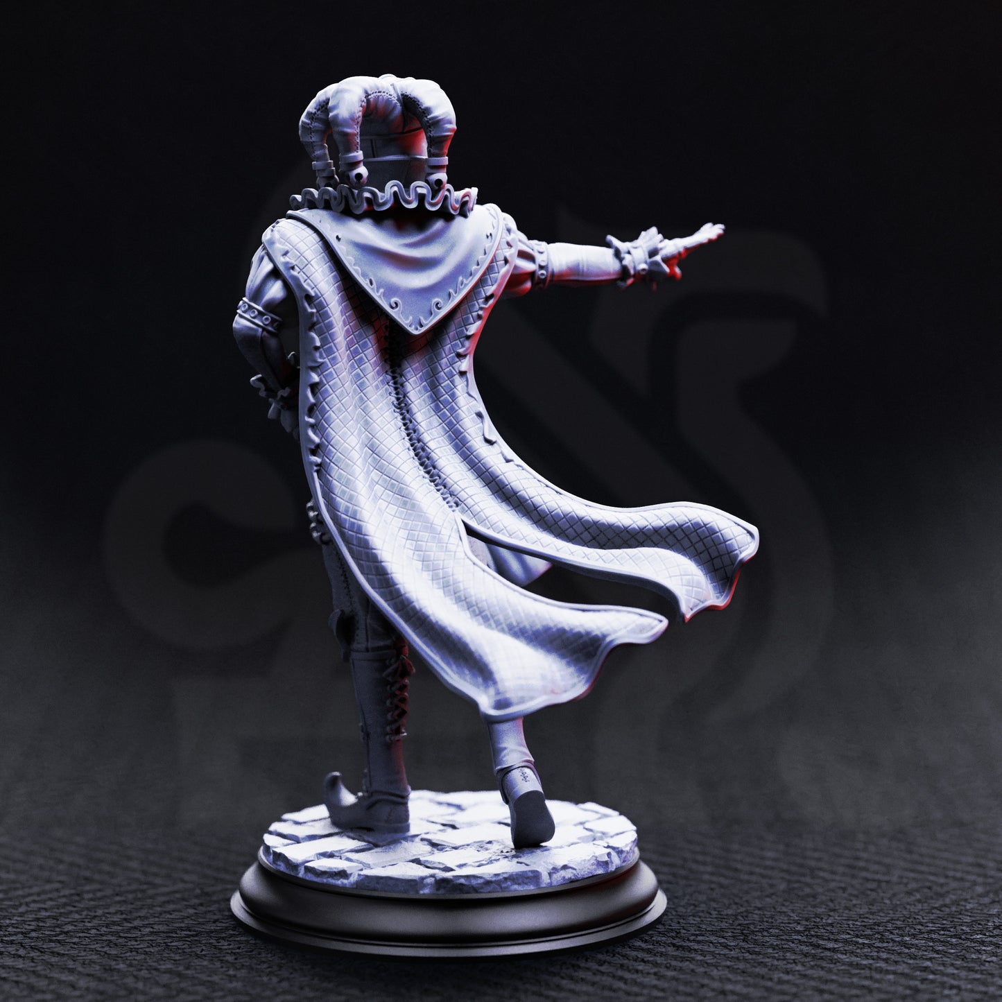Melancholy - Sombre Vampire Jester | 32mm / 75mm Scale | DM Stash