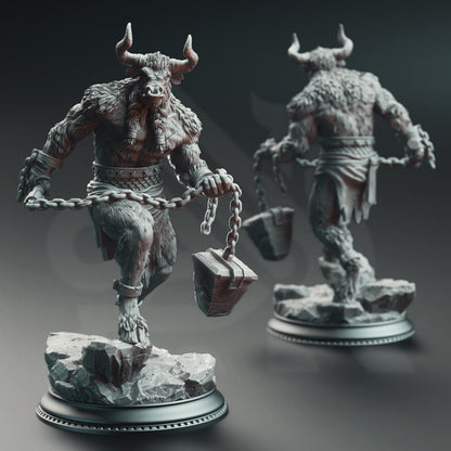 Minotaurs of the Labyrinth's Depths | 32mm / 75mm Scale