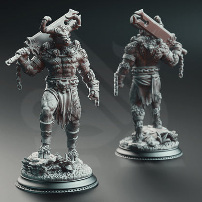 Minotaurs of the Labyrinth's Depths | 32mm / 75mm Scale