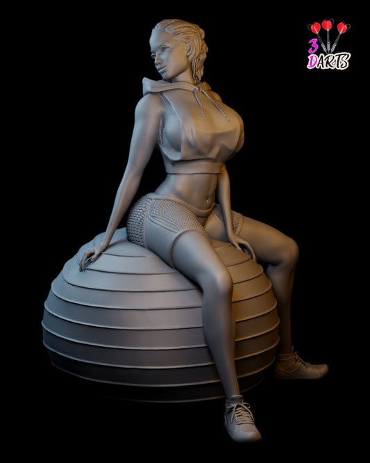 Gym Girl Nyah | 75mm / 120mm / 180mm | Dart Arts 3D