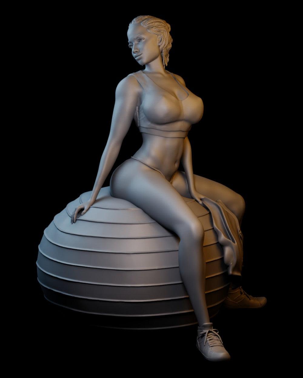 Gym Girl Nyah | 75mm / 120mm / 180mm | Dart Arts 3D