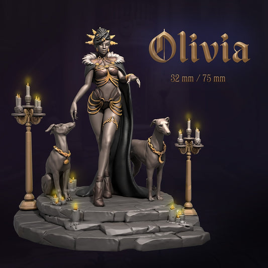 Olivia | 32mm / 75mm Scale | Dungeons & Maidens