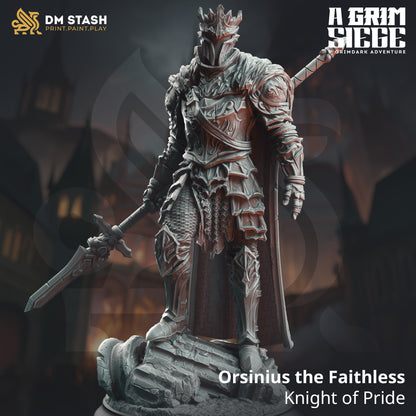 Orsinius the Faithless - Knight of Pride | 32mm / 75mm Scale