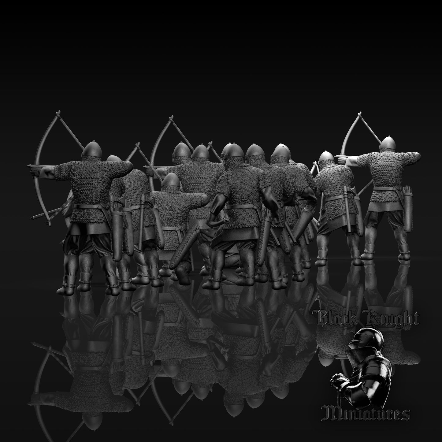 13th Century Prussian Archers | 28mm Scale | Black Knight Miniatures