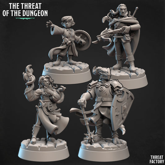 Adventurers of the Dungeon | The Threat of the Dungeon | 28mm Scale | Threat Factory