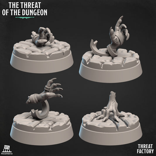 Crawling Claws | The Threat of the Dungeon | 28mm Scale | Threat Factory