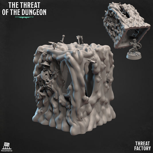 Gelatinous Cube | The Threat of the Dungeon | 28mm Scale | Threat Factory