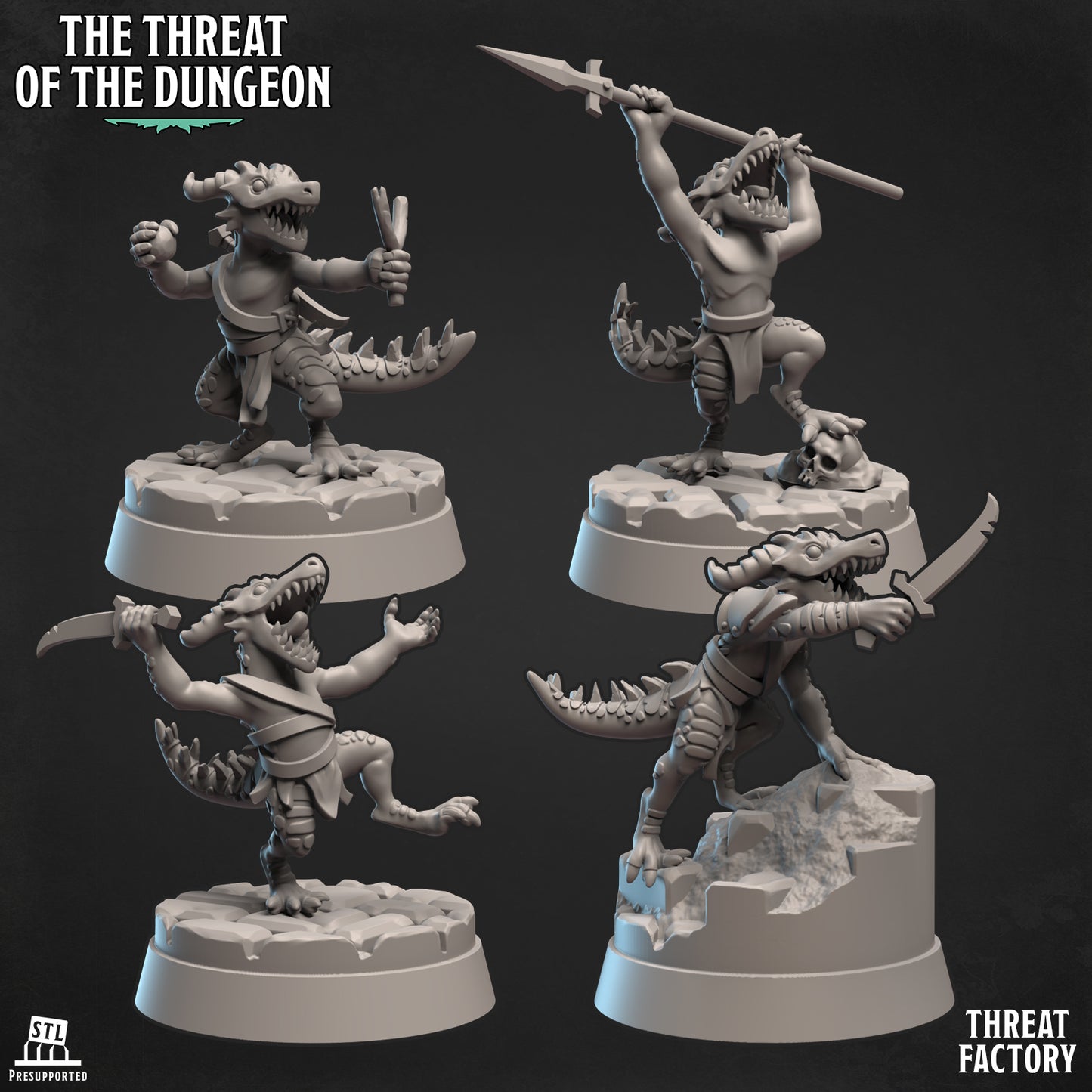 Kobolds | The Threat of the Dungeon | 28mm Scale | Threat Factory