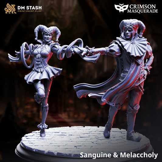 Sanguine & Melancholy | 32mm / 75mm Scale | DM Stash