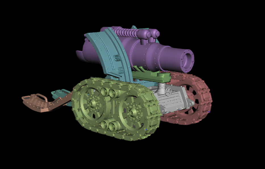 Heavy Artillery Carriage  | 32mm Scale | Across the Realms