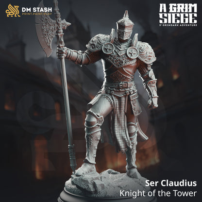 Ser Claudius - Knight of the Tower | 32mm / 75mm Scale