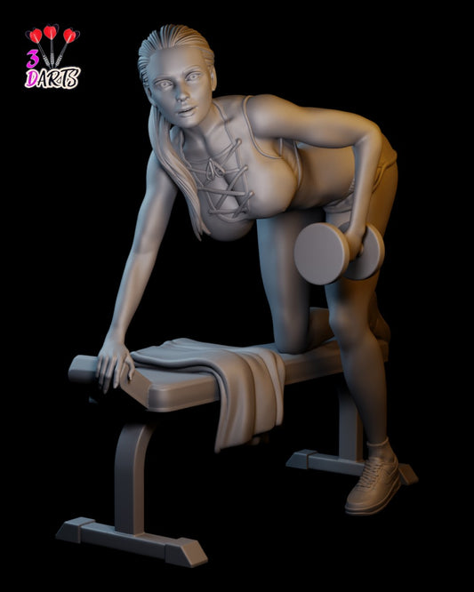 Gym Girl Sophie | 75mm / 120mm / 180mm | Dart Arts 3D
