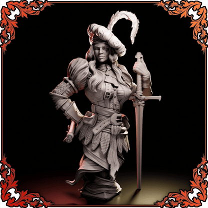Vaelindra | Bust | BlackBirdMiniatures