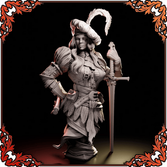 Vaelindra | Bust | BlackBirdMiniatures